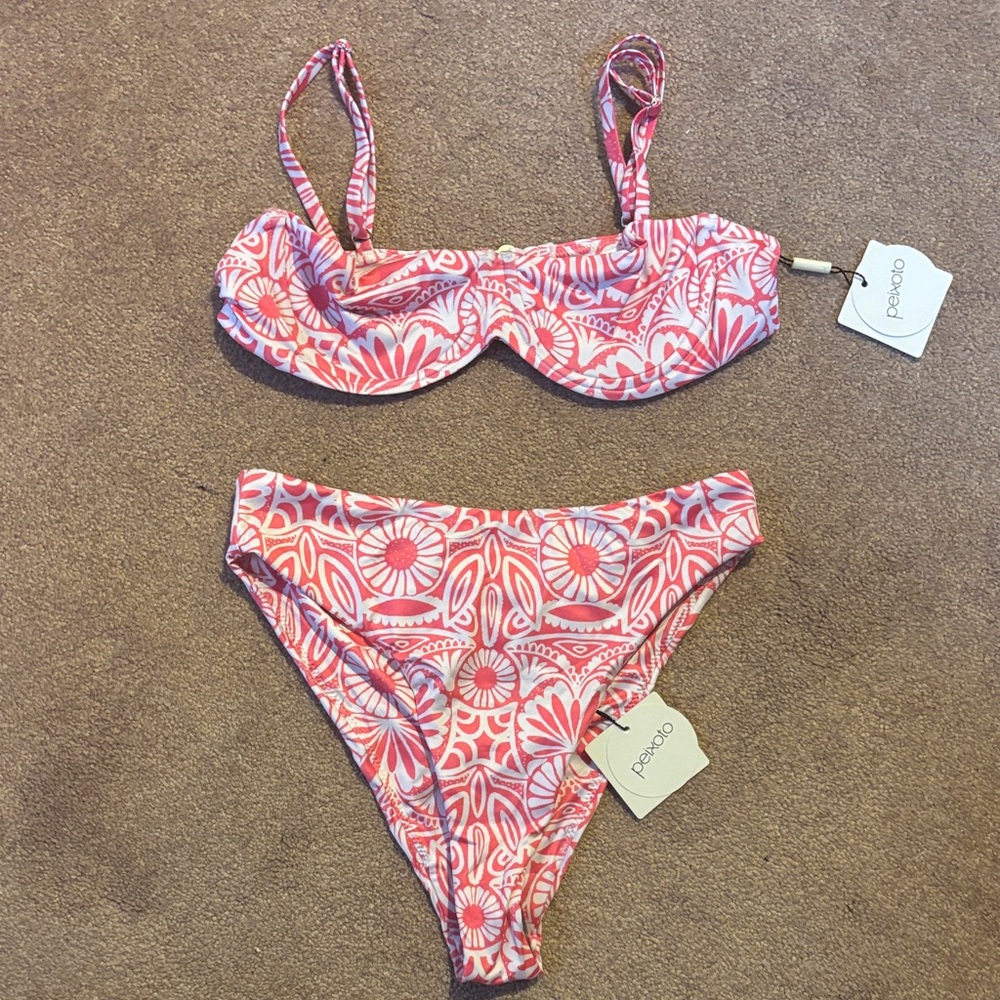 Peixoto Pink Floral Bikini